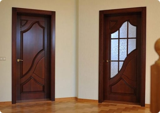 Установленные двери
